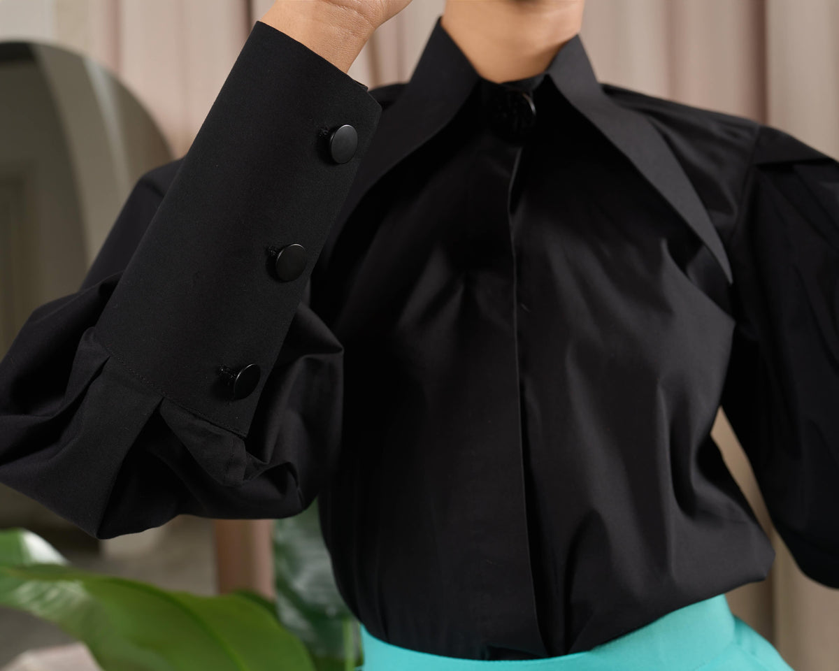 Crisp Black Shirt