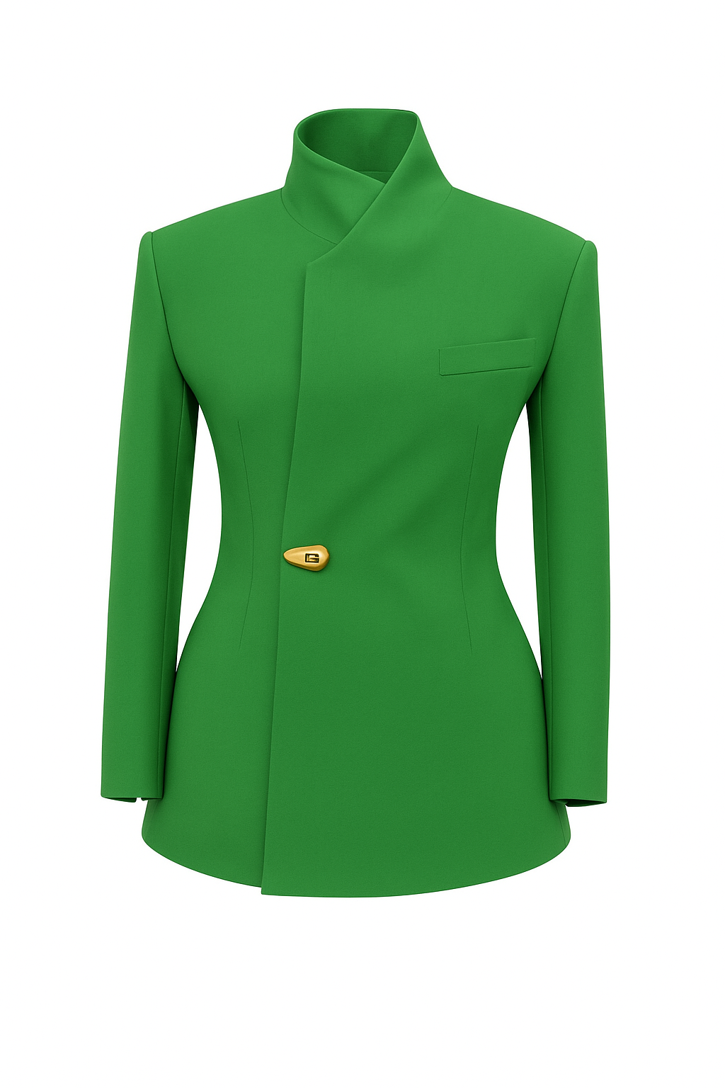 Green rain blazer