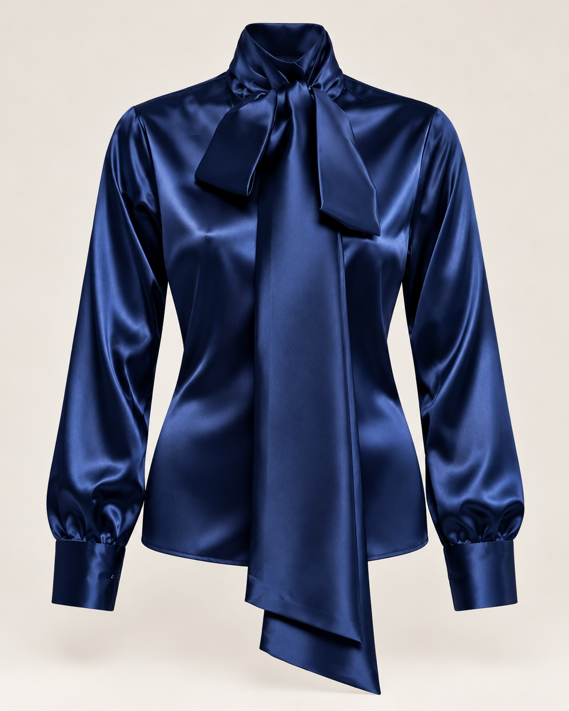 Navy Bow Top