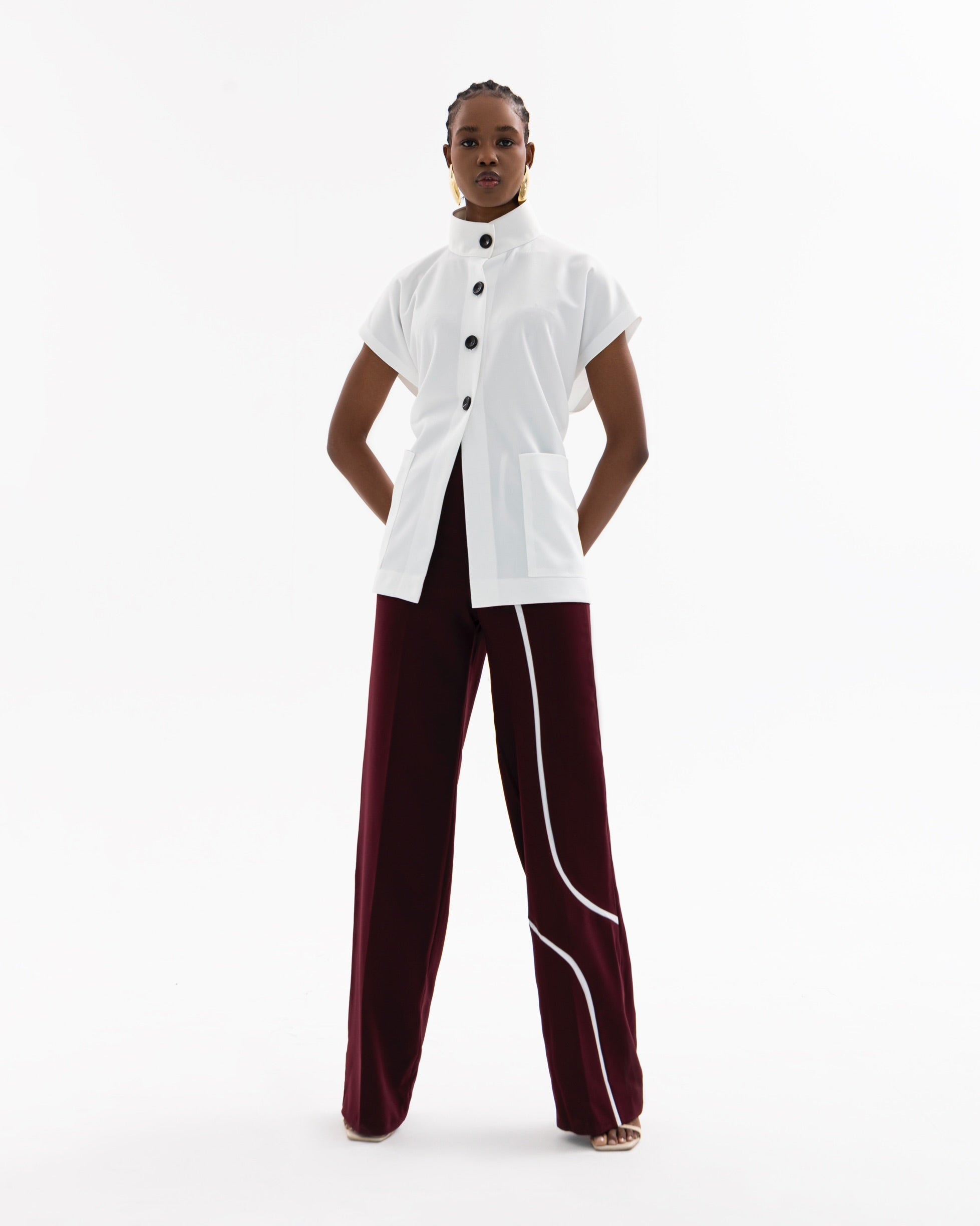 Semilore Pants Burgundy